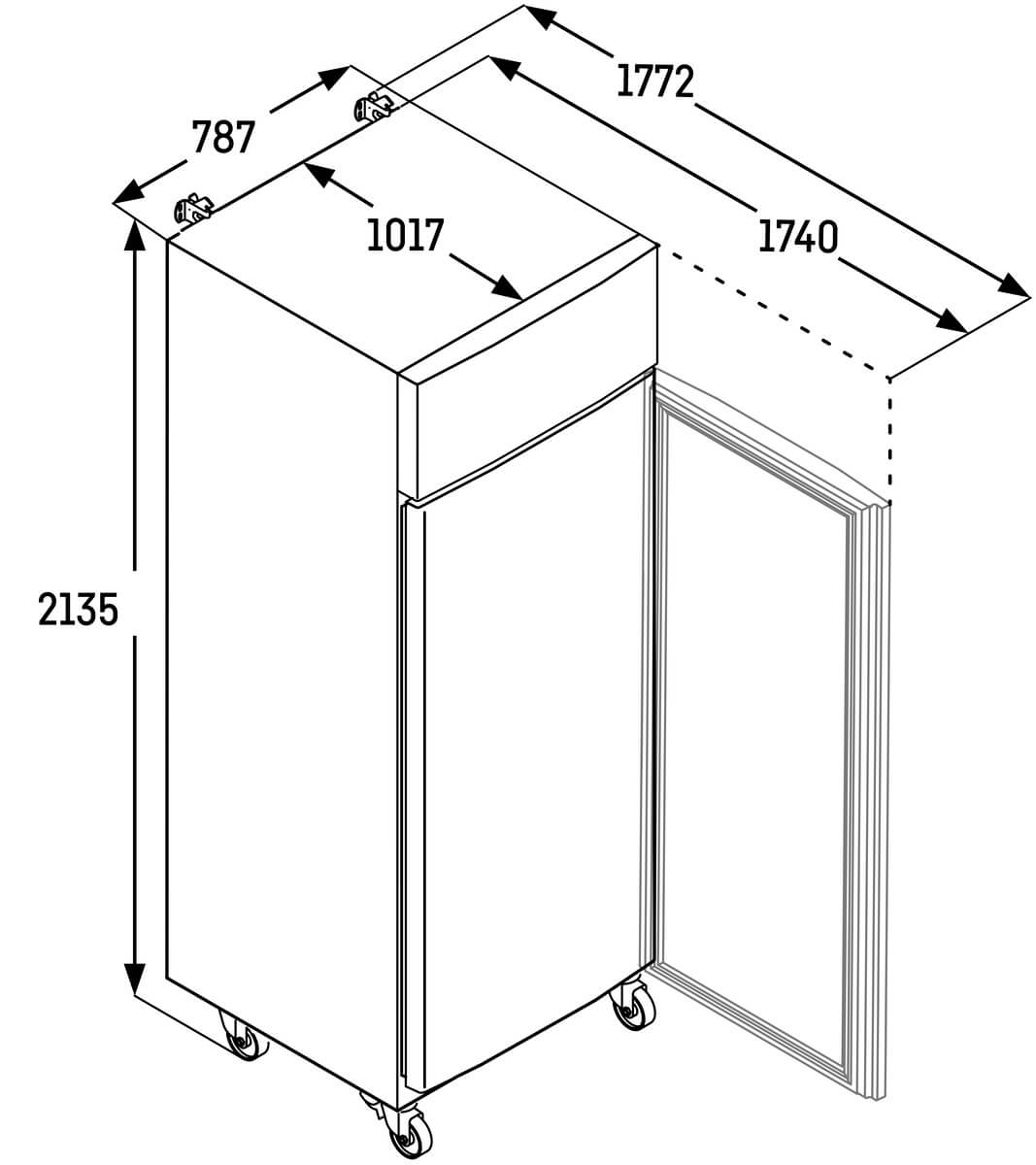 FreezeLabPro 21479__Open.tif LIEBHERR Congelatore da laboratorio DIN 13277, 213.5 cm - FreezeLabPro 21479