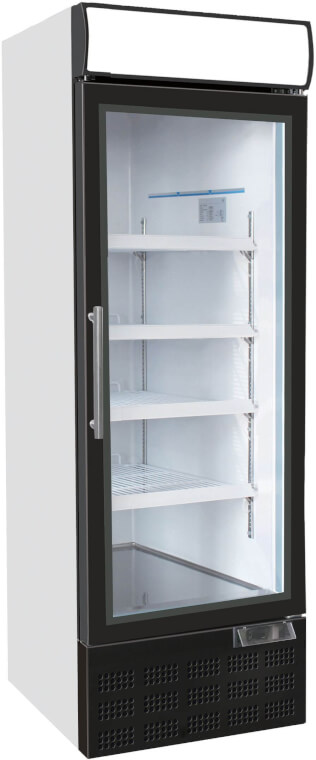 FORS Réfrigérateur présentoir, porte vitrée​/​Display, blanc, ABS - PDCV 5000 G