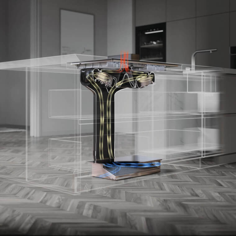 ASKO Induktionskochfeld 80 mit Dunstabzug, Celsius°Cooking - HIHD 854 GF