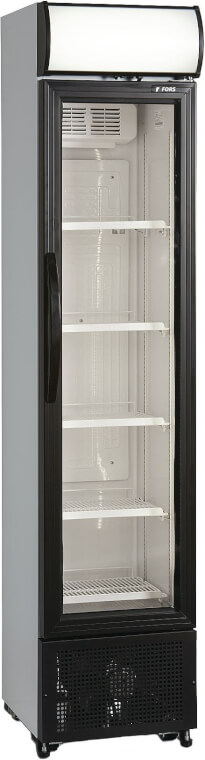 FORS Réfrigérateur pour bouteilles porte vitrée​/​Display, blanc, ABS - BCDV 1500 WG