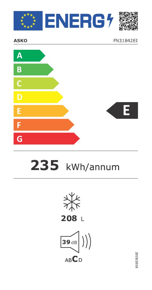 ASKO Congélateur encastré EXCLUSIVE - FN 31842 EI