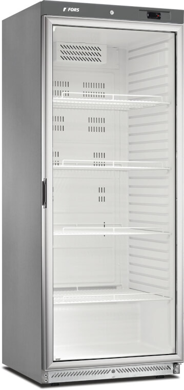 FORS Réfrigérateur, porte vitrée, inox, ABS, GN 2​/​1 - GCV 600 GES