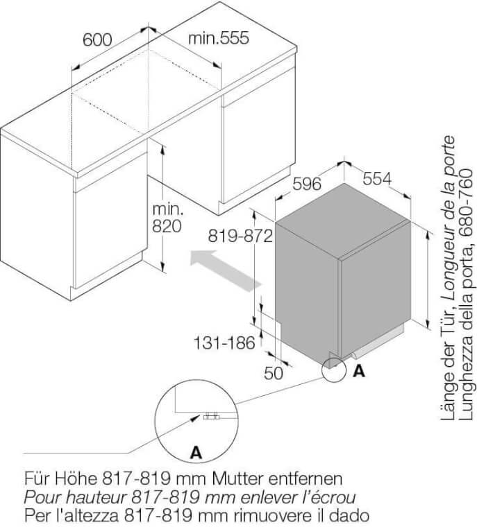 ASKO Geschirrspüler vollintegriert  Logic - DFI 545K