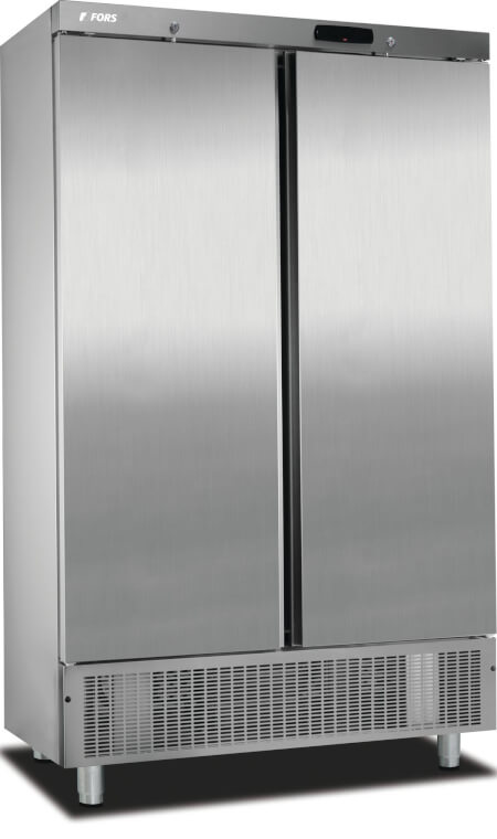 FORS Réfrigérateur Snack, double porte pleine, inox - DSCV 800 ES