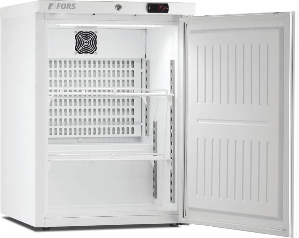 FORS Réfrigérateur sous​-​plan, porte pleine, blanc, ABS - CCV 150 W