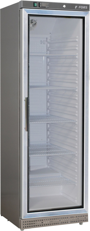 FORS Réfrigérateur présentoir, porte vitrée, inox, ABS - UCV 4000 GES