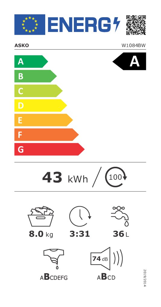 ASKO Waschmaschine Core - W 1084B W