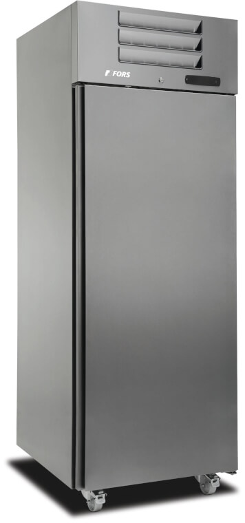 FORS Réfrigérateur droit, porte pleine, inox, GN 2​/​1 - GCV 700 ES
