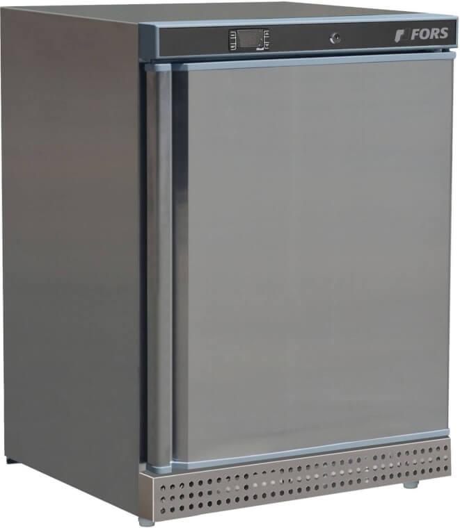 FORS Réfrigérateur de stockage, porte pleine, inox, ABS - UCV 1200 ES