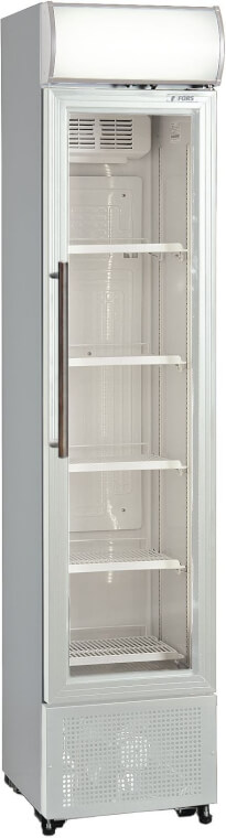 FORS Réfrigérateur pour bouteilles porte vitrée​/​Display, blanc, ABS - BCDV 1500 WG