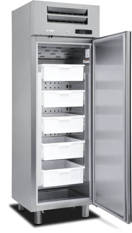 FORS Kühlschrank für Fisch, Edelstahl, grosse Schubladen - CCV 350 FiES