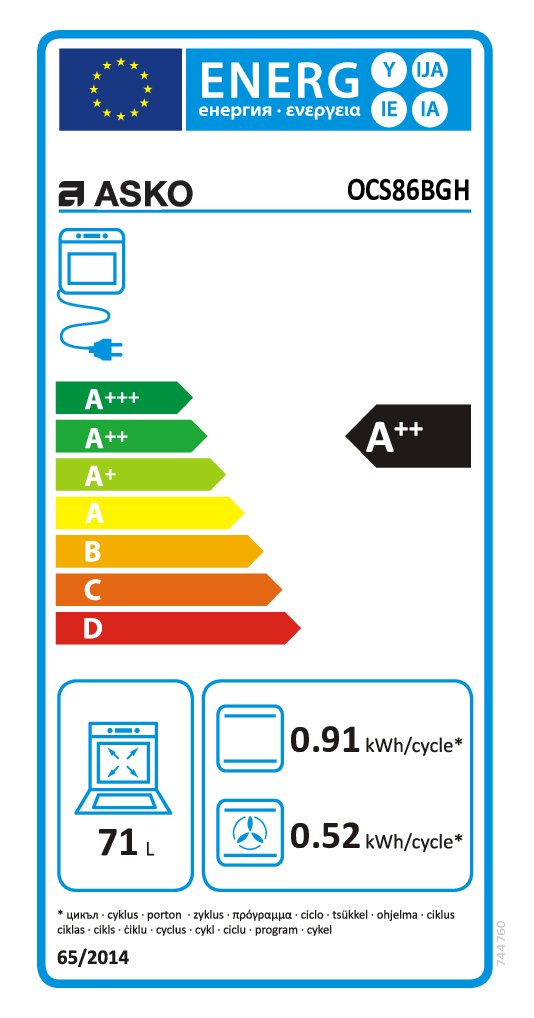 ASKO Combi Steamer EXCLUSIVE - OCS 86 BGH