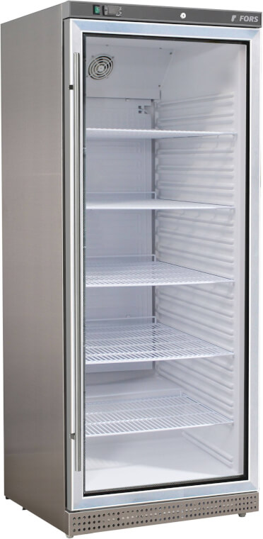 FORS Réfrigérateur présentoir, porte vitrée, inox, ABS, GN 2​/​1 - GUCV 6000 GES