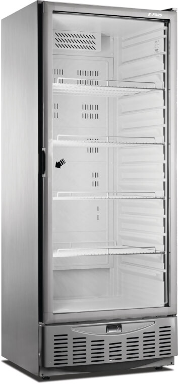 FORS Réfrigérateur, porte vitrée, inox, ABS, GN 2​/​1 et 600×400 - GMCV 550 GES