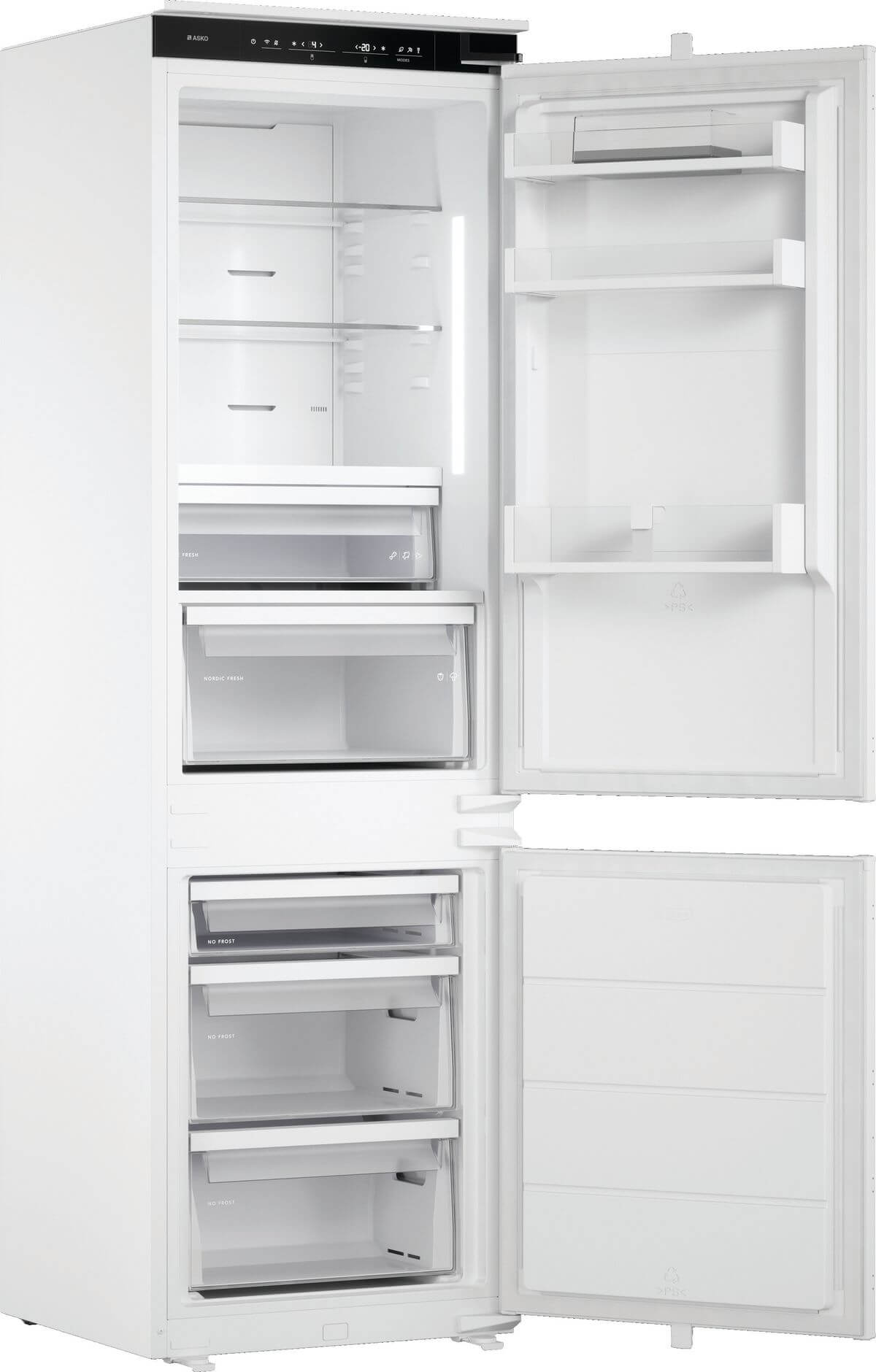 ASKO Combinato frigorifero-congelatore da incasso ADVANCED - RBC 276 SND1