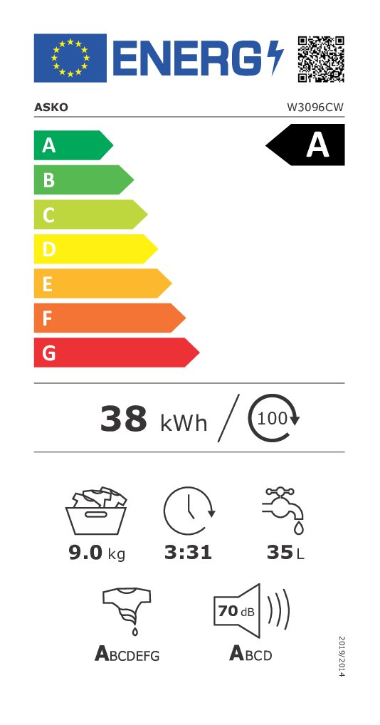 ASKO Lavatrice CLASSIC - W 3096C W