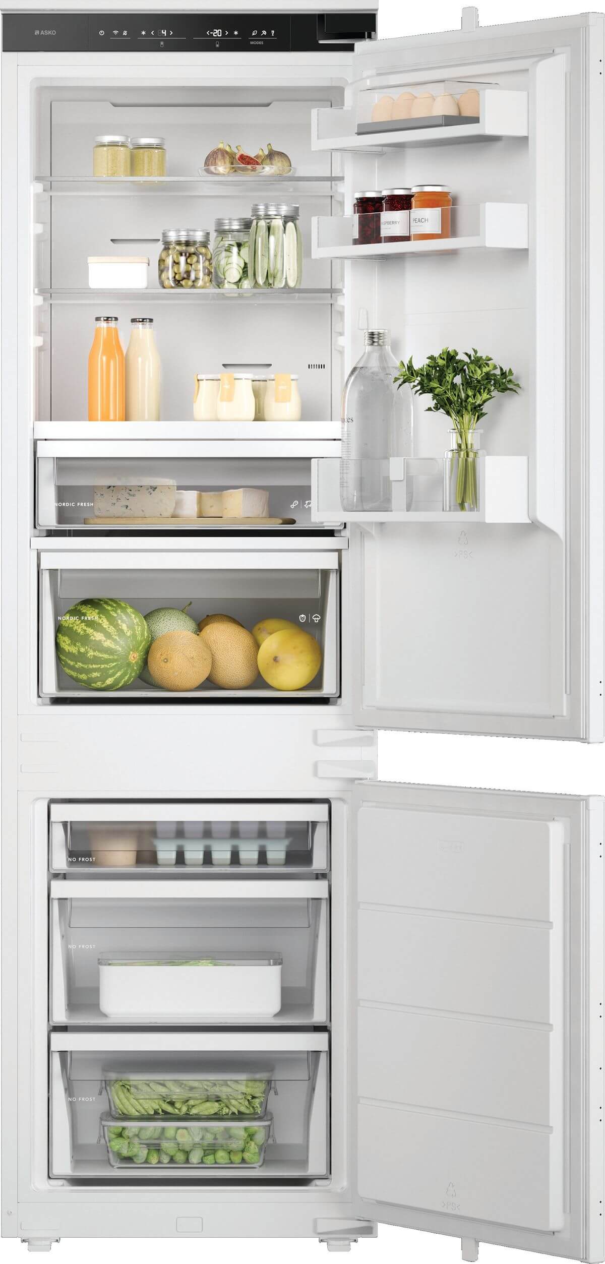 ASKO Combinato frigorifero-congelatore da incasso ADVANCED - RBC 276 SND1