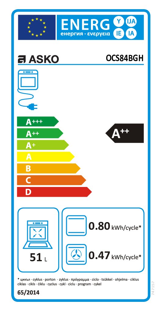 ASKO Combi Steamer EXCLUSIVE - OCS 84 BGH