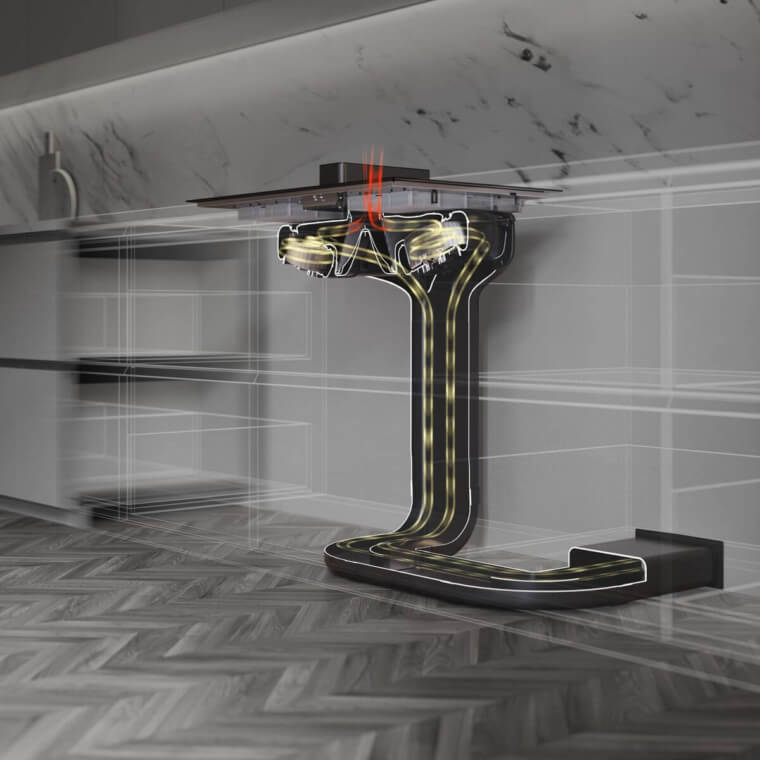 ASKO Induktionskochfeld 80 mit Dunstabzug, Celsius°Cooking - HIHD 854 GF