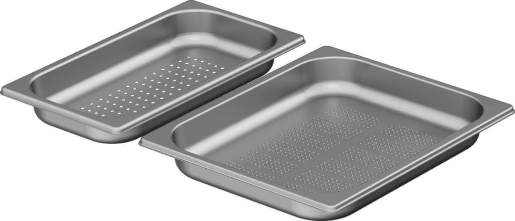 ASKO Vassoio gastro perforato, GN 1/2, 26.5×32.5×4 cm - 464571