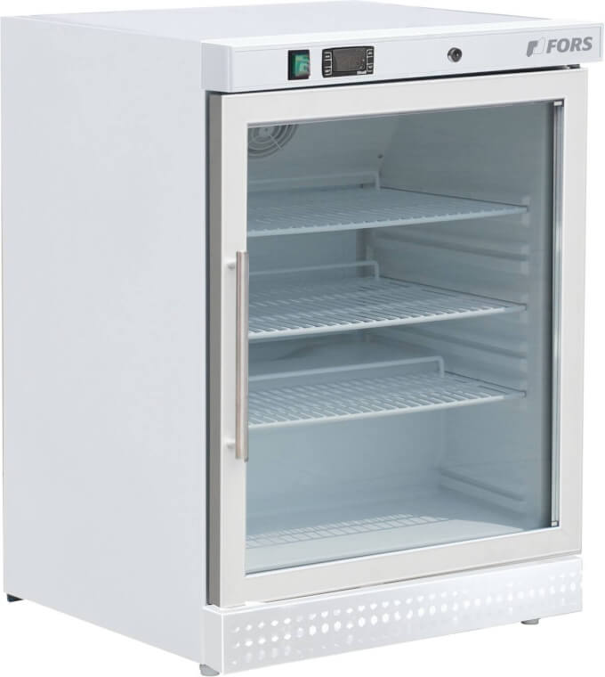 FORS Réfrigérateur présentoir, porte vitrée, ABS - UCV 1200 WG